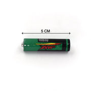RaceCore AA Alkaline Batteries depicted providing power to an everyday electronic device.