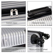 The ClassiCarry trolley bag set featuring secure number locks and smooth spinner wheels.