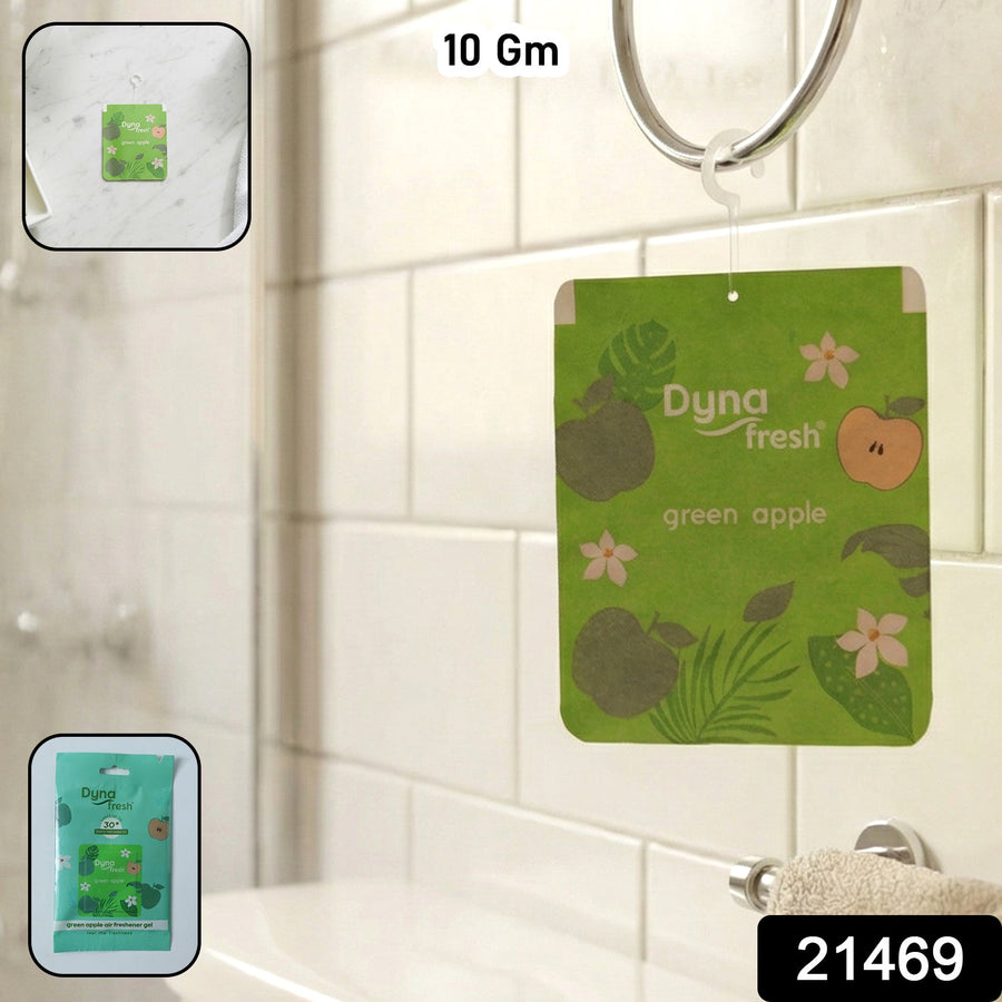 Green Apple Hanging Air Freshener Gel – Long Lasting Fruity Fragrance