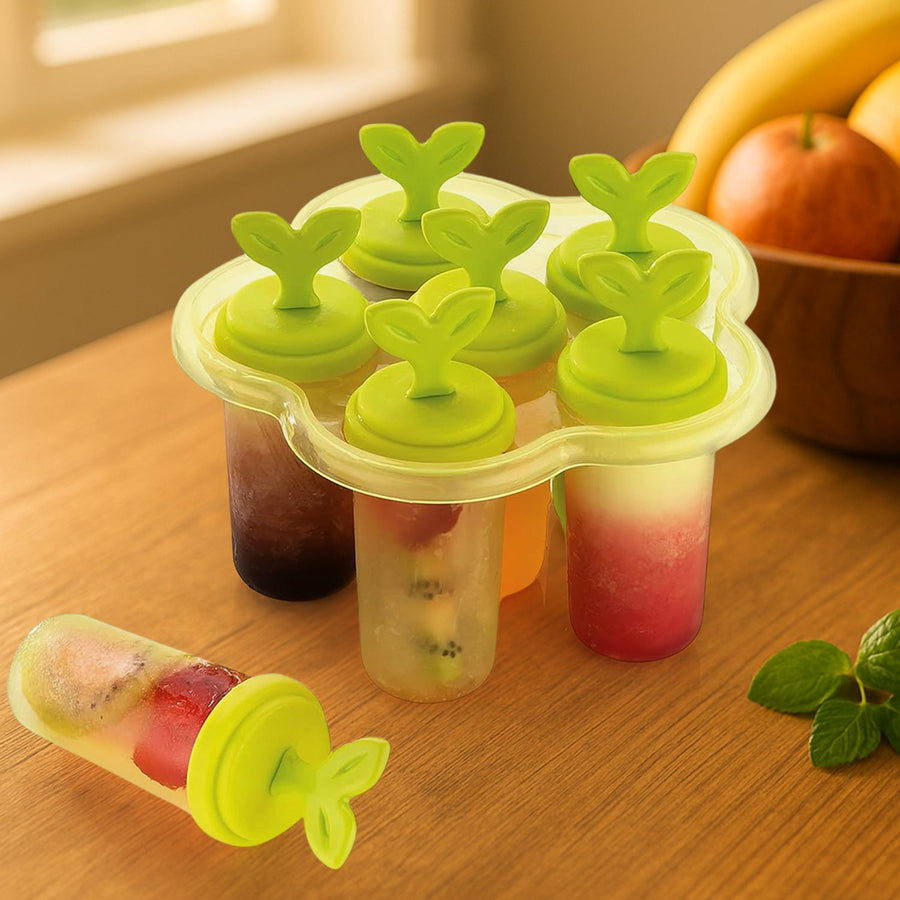 Ice Candy Maker – 6-Cavity BPA-Free Plastic Mold | Indo Glow