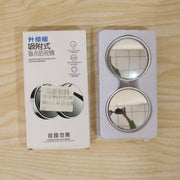 HD convex blind spot mirrors for improved rear and side visibility