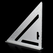 The BoltForce Rafter Square demonstrating roof pitch measurement capabilities.