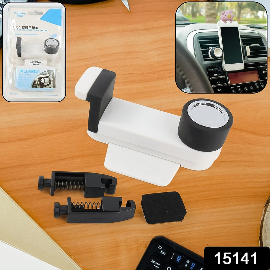 Car Phone Holder 180° Rotating – Universal Auto Mount with Gravity Grip