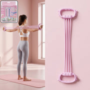 Multifunctional chest expander puller with 3 tube resistance band for home gym (1 pc)